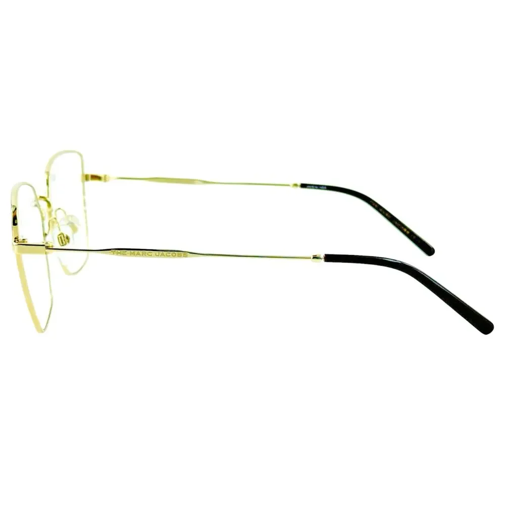 Marc Jacobs Marc 561 Womens Metal Eyeglass Frame NOA Gold Burgundy 56-16
